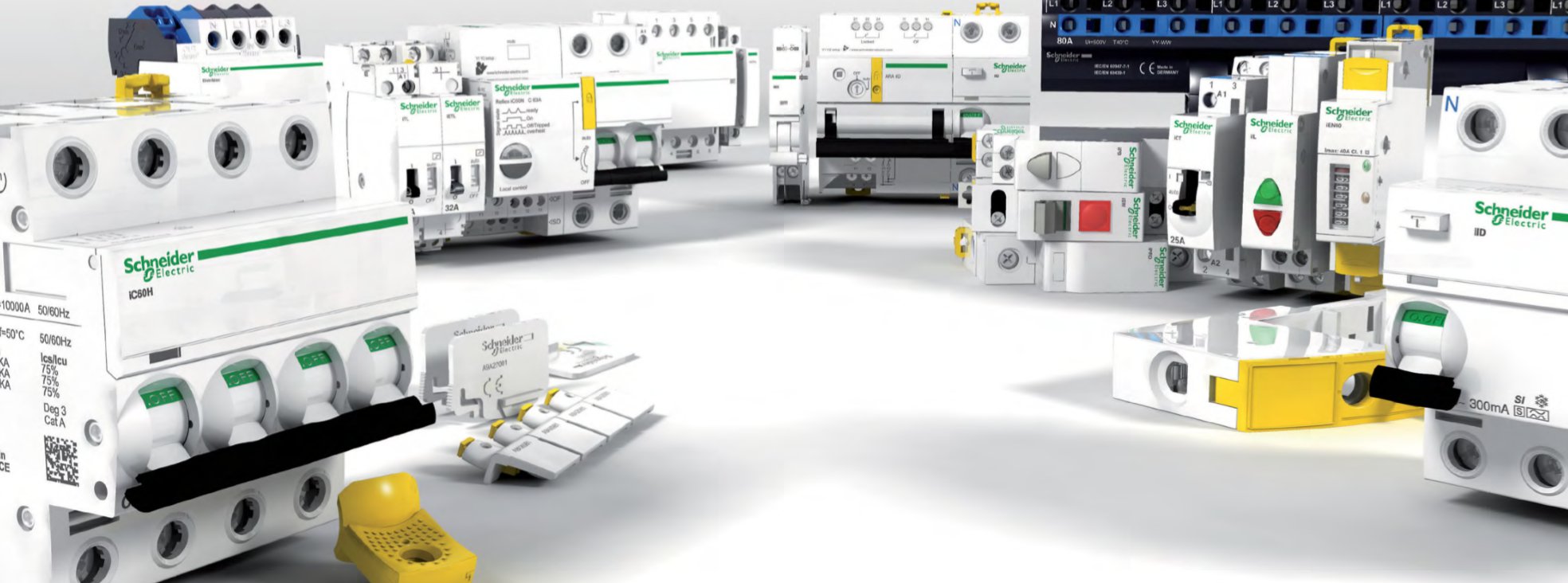 Модульная серия оборудования Acti 9 объединяет весь ряд электрических аппаратов в универсальном миниатюрном модульном исполнении на ток от 0,5 до 125 А