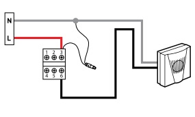 Схема подключения Выключателя кнопочного 10А IP44 Legrand Forix (Quteo) (серый)  : Купить электротовары предлагает Электромаркет Elmar Украина