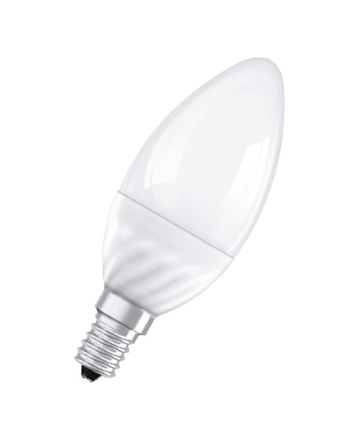 Светодиодная лампа OSRAM CLASSIC-B замена лампы накаливания "Свеча" E27, E14