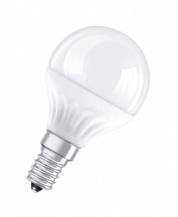 Светодиодная лампа OSRAM CLASSIC-P замена лампы накаливания "Шарик" E27, E14