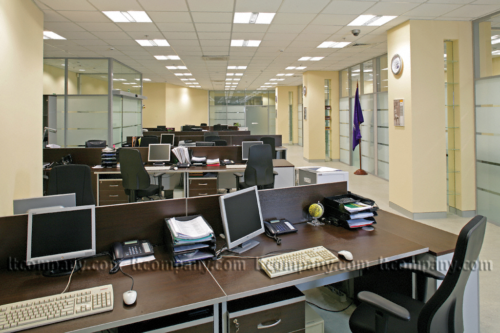офисно-административное освещения пример использования светильников OTF