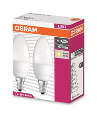 2x1 Star CL B 40 6W/827 470lm 220-240V FR E14 артикул 4052899947566 по цене 237,- грн за пару светодиодных ламп : интернет-магазин Elmar Украина