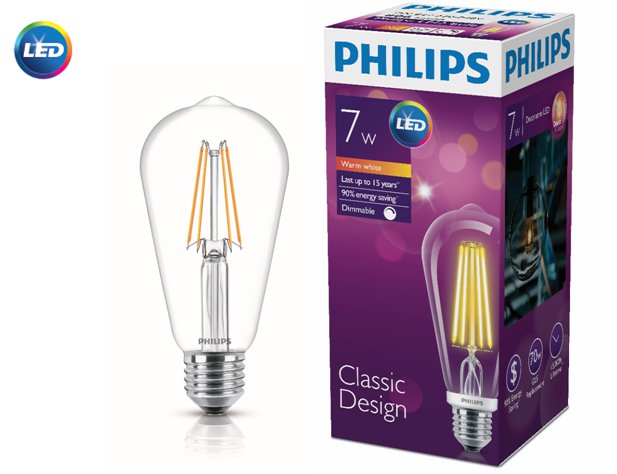  LEDClassic 7-70W ST64 E27 WW CL D APR 929001228608 : электромаркет интернет-магазин ELMAR Украина