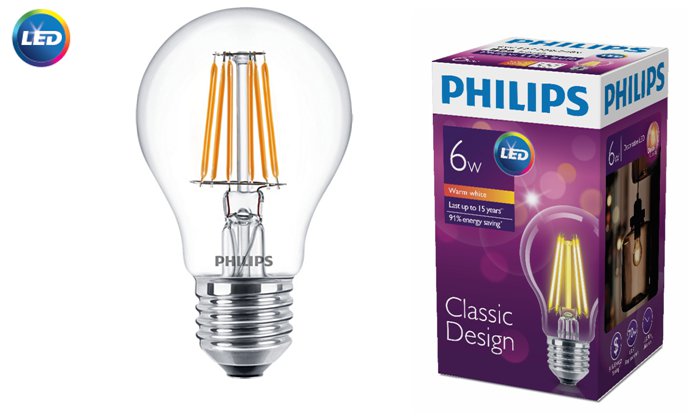  LEDClassic 6-70W A60 E27 WW CL ND APR 929001237208 : электромаркет интернет-магазин ELMAR Украина