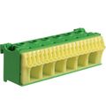 Блок PE-клем QiuckConnect PE-клема 6x16мм2+20x4мм2 ширина 105мм HAGER : інтернет-магазин Elmar Україна