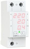 Багатофункціональне реле ZUBR MF2-63 red 3 цифрові екрани, одночасно відображає значення напруги, струму і потужності ZUBR MF2-63 red : інтернет-магазин Elmar Україна