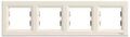 4-місна горизонтальна рамка (крем) Asfora : інтернет-магазин Elmar Україна