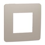 Рамка 1-пост Пісочна/білий Studio Color Unica New