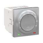 Термостат теплого пола 10А алюминий Unica New