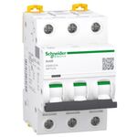 Трехполюсный автоматический выключатель iC60N 3P 16A "D" Schneider Electric