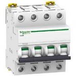 Acti9 iC60N 4P 2A C автоматический выключатель Schneider A9F74402