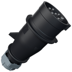Штекер 32A 7P 7H500V IP44 Кабельный  Mennekes