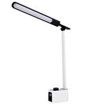Настольна лампа LED PANAN CLOCK 8W 220 В 3CCT, 2USB, DIM, ЧАСЫ белая Osram