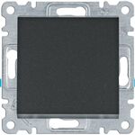 Вимикач 1 хрестоподібний Lumina, чорний, 10АХ/230В Hager WL0033