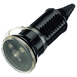 Розетка 16А 2п+З 230В SCHUKO IP44 кабельная черная Mennekes