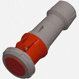 Розетка 63A 5P 6H 400V IP67 кабельная PowerTOP plus Mennekes