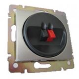 Розетка для колонок аудіо Valena (алюміній)