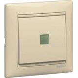 Выключатель одноклавишный с подсветкой Valena (слоновая кость)