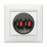 Аудіо розетка 2-я Valena (білий)