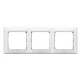 Рамка 3-місна Valena (білий)
