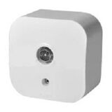 Телевизионная розетка 0 - 862 МГц затухание до 1.5 дБ Forix (Quteo) (белый)