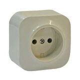 Розетка без заземления 16 A - 250 В Forix (Quteo) (слоновая кость)