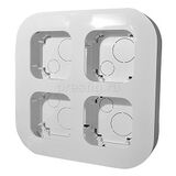 Блок установочный до 4 постов Forix (Quteo) (белый)