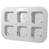 Блок установочный до 6 постов Forix (Quteo) (белый)