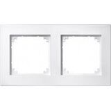 Merten M-Plan Рамка на 2 пост, полярно-білий Термопласт Schneider Electric