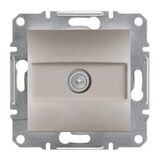 Телевізійна розетка TV кінцева Asfora Бронза