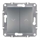 вимикач для жалюзі Asfora Сталь