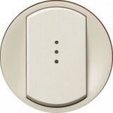 66210 Клавиша одинарная с подсв.  серия Celiane цвет-слоновая кость Legrand