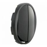 67902 Клавиша для двойного выключателя серия Celiane цвет-графит Legrand