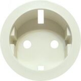 66227 Панель для розетки с заземлениенм Celiane цвет-слоновая кость Legrand