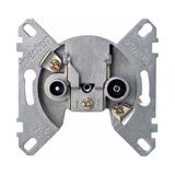  Антенна розетка TV/FM кінцева 0/4,5DB Merten Schneider Electric