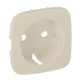 Лицевая панель розетки 2К+З Слоновая кость Valena Allure