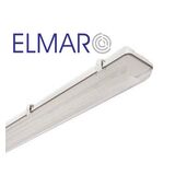 Корпус вологозахищеного LED світильника Т8 LBW 2х18Вт ІР65