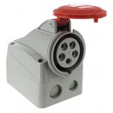 Розетка накладная 16A 3К+Н+З 415В IP44 P 17 Tempra Pro Legrand