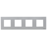 Рамка 4 поста срібло Zenit