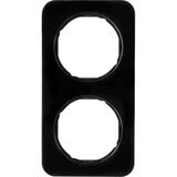 Рамка 2-кратная пластик/черный R.1 Berker