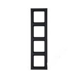 Рамка 4-кратна антрацит Q.3 Berker