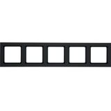 Рамка 5 -кратная антрацит Q.3 Berker