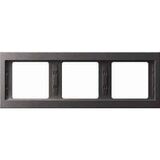 Рамка 3-кратна антрацит горизонтальна K. 1 Berker