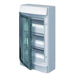 Шафа IP65 Mistral прозорі двері 36M 3ряд. З гвинтовим N/PE клемн. 42 зв'язок.