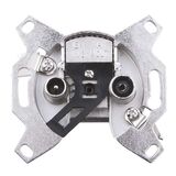 Механизм TV+радио розетки EL10 тупиковый