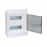 Щит вбудовуваний Hager COSMOS 24 мод.(2х12) прозора дверцята