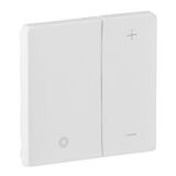 Лицевая панель нажимного Світлорегулятора білий Valena LIFE