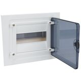 Щит встроенный прозрачная дверца 8 мод. (1х8) GOLF Hager