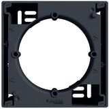 Коробка для внешнего монтажа одинарная антрацит Asfora