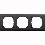 Рамка 3 поста антрацит M-PURE